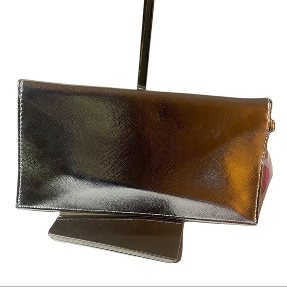 Silver Envelope Clutch   - Picture 2 of 7